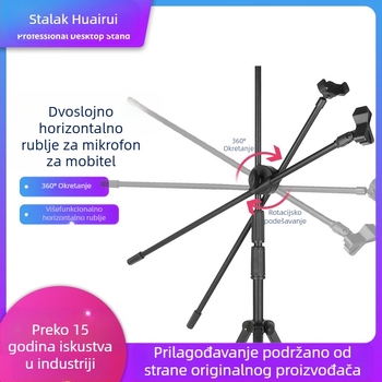 Dodaci za podnu stojnicu – univerzalna dvostruka stezaljka za dvije šipke, aluminijsko-plastična konstrukcija, marka Tomez