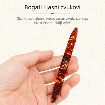 IRIN 5-dijelni mješoviti set palet od celuloida za Liuqin, Yueqin, Xiao Ruan i Oud - dugi elastični pickovi