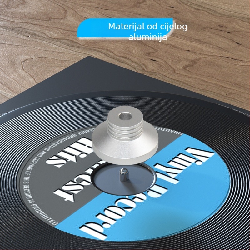 Shake CB-14 aluminijski adapter za LP vinil, 7 inča, 45 RPM, amortizator udaraca