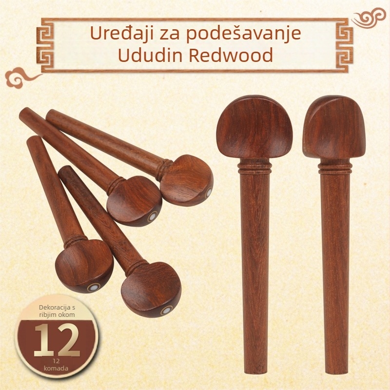 Kuke za žice Oud, Redwood, UD-02, 12 kom., OPP pakiranje, pribor za glazbene instrumente
