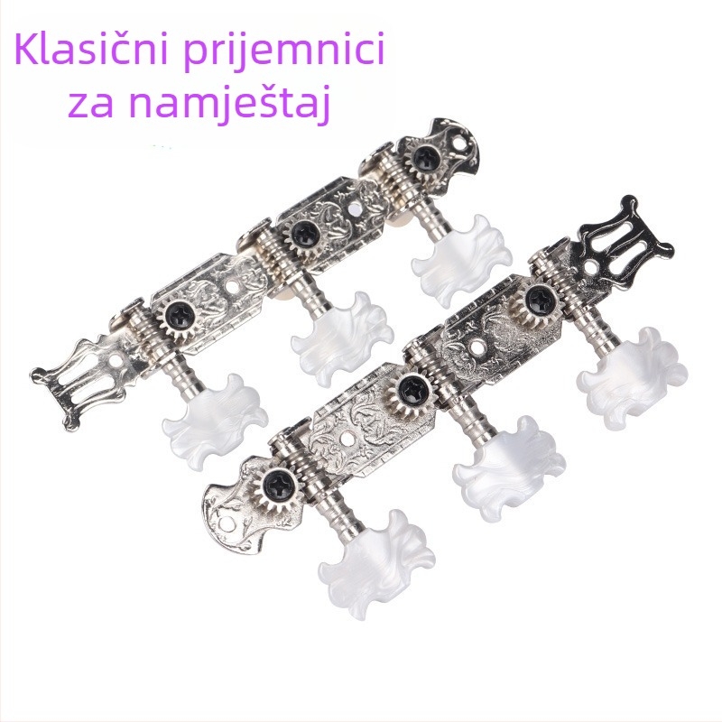 Kljuke za klasičnu gitaru – Metalni, model: Klasični gumb za strune, za zapadne žičane instrumente