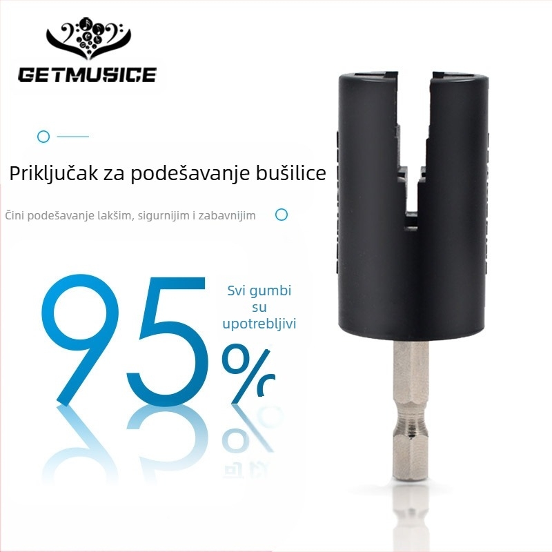 Izvlačni mehanizam za strune za gitare i basove | GETMusic | Materijal: plast/metal, 25g