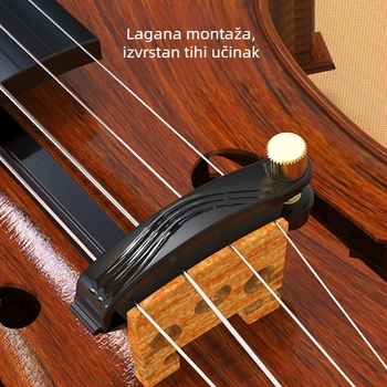 DBAO utišivač za violinu i erhu – ABS materijal, tiho vježbanje, u kutiji