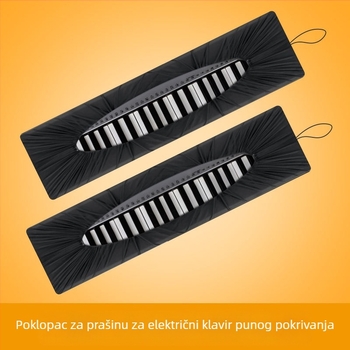 Poliestersko pokrivalo za klavijaturu klavira s torbicom za pohranu