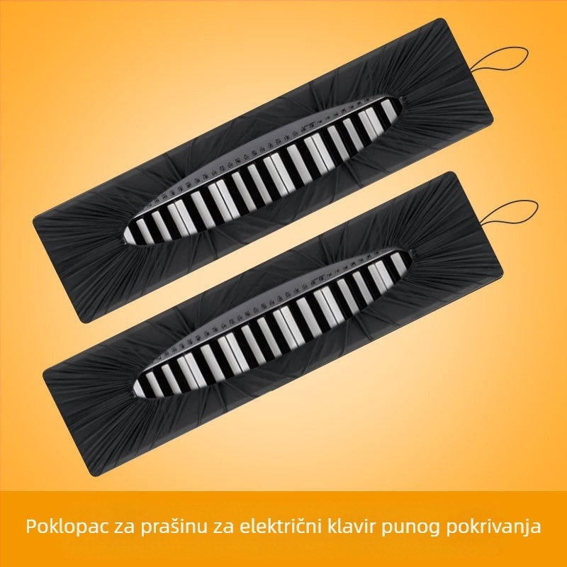 Poliestersko pokrivalo za klavijaturu klavira s torbicom za pohranu