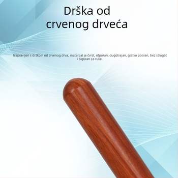 Alat za održavanje cijevi, model W5, s dvoručnom drvenom ručkom i tlačnim valjkom, za popravke glazbenih instrumenata