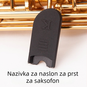 Držač prsta za saksofon – silikonasti naslon palca, Feather Tone, univerzalno za sopran/alt/tenor saksofon