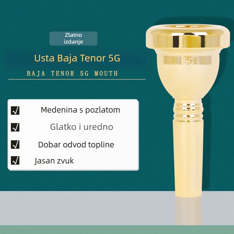 Duža za tenor trombon TR-03, lakirana mesing