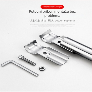 Spojnik od nehrđajućeg čelika – SYJ Fitting-1, završna obrada wire drawing, za cijevi od nehrđajućeg čelika, moderni minimalistički stil