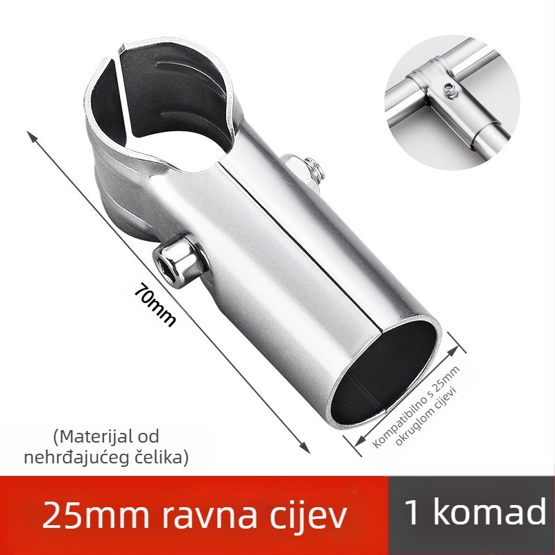 Spojnik od nehrđajućeg čelika – SYJ Fitting-1, završna obrada wire drawing, za cijevi od nehrđajućeg čelika, moderni minimalistički stil