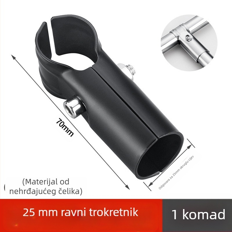 Spojnik od nehrđajućeg čelika – SYJ Fitting-1, završna obrada wire drawing, za cijevi od nehrđajućeg čelika, moderni minimalistički stil