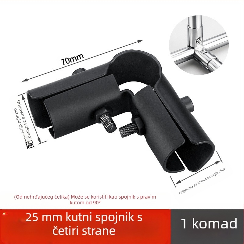 Spojnik od nehrđajućeg čelika – SYJ Fitting-1, završna obrada wire drawing, za cijevi od nehrđajućeg čelika, moderni minimalistički stil