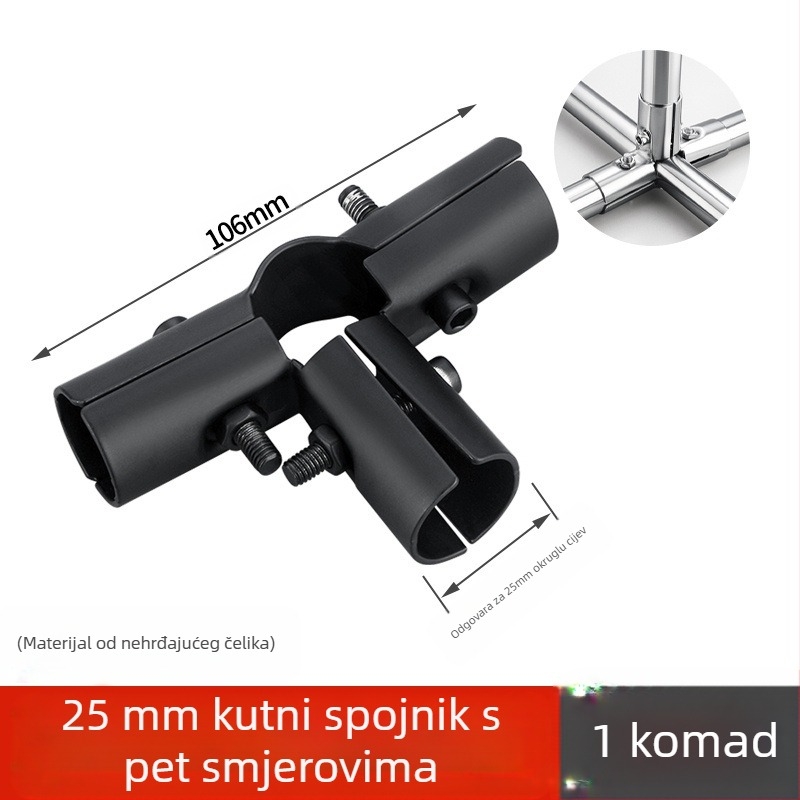 Spojnik od nehrđajućeg čelika – SYJ Fitting-1, završna obrada wire drawing, za cijevi od nehrđajućeg čelika, moderni minimalistički stil