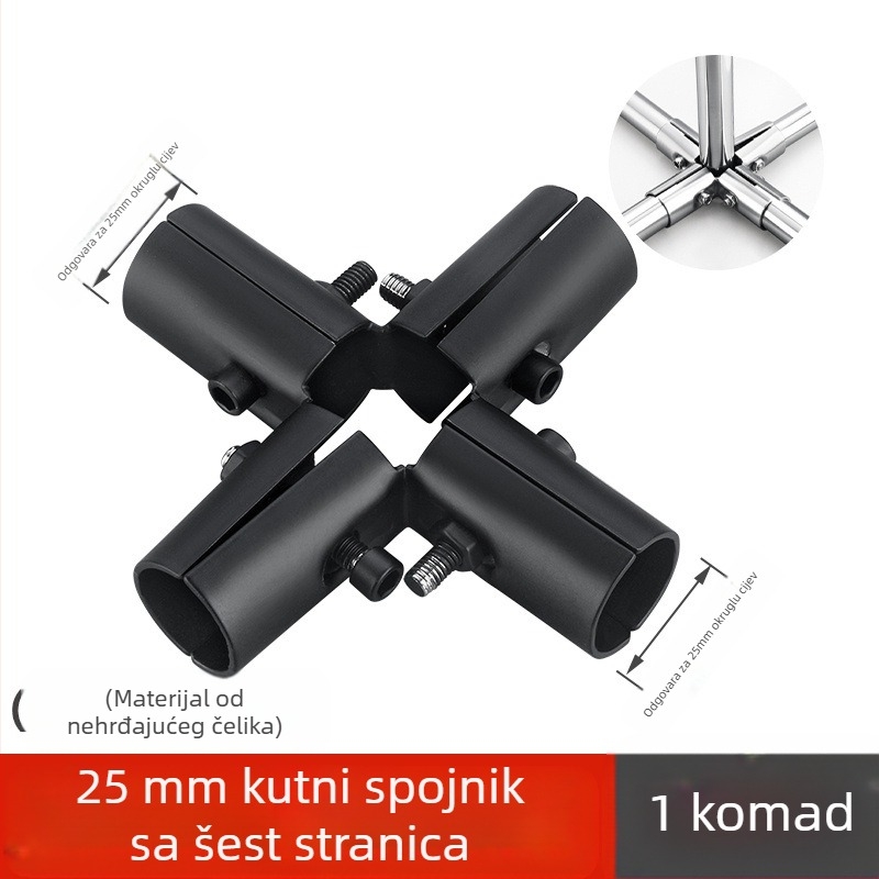 Spojnik od nehrđajućeg čelika – SYJ Fitting-1, završna obrada wire drawing, za cijevi od nehrđajućeg čelika, moderni minimalistički stil