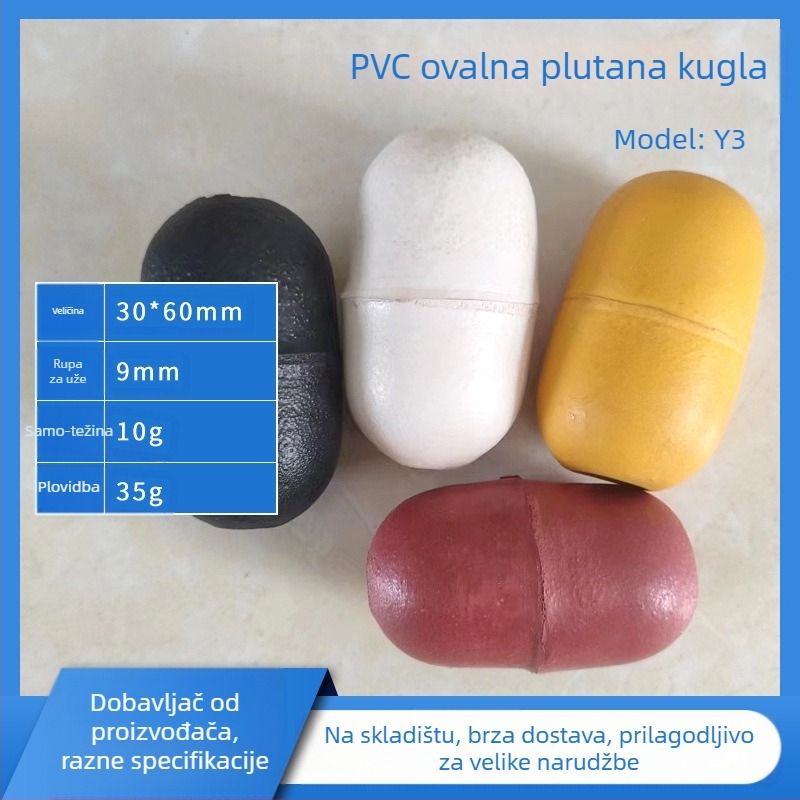 Plastična plutva za ribolov – vertikalni drift