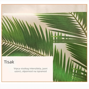 Vrata zavjesa – Korejskog stila tkanina zavjesa s motivom biljaka, poliester, za dnevni boravak, spavaću sobu i radnu sobu