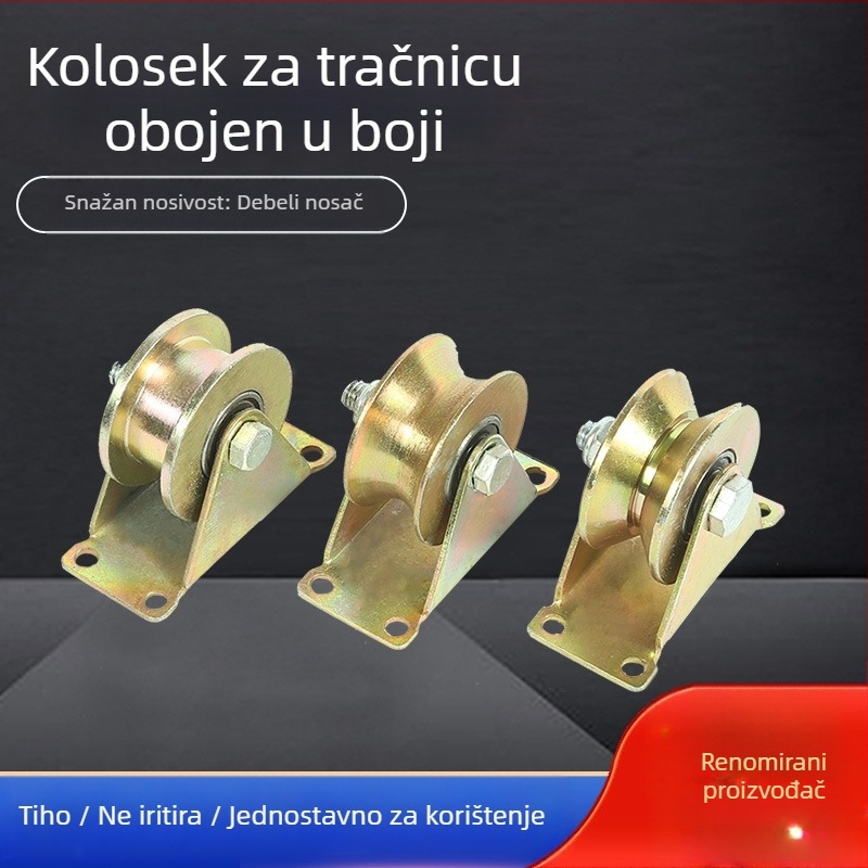 Kotač tračnice s V-, U- i H-oblikom, okruglo čelično tijelo, debela čelična ploča, lijevano željezo s okvirom — Ting Yun