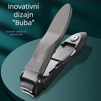 Klešta za nokte s anti-splash dizajnom i biomimetijskim dizajnom cikade, nehrđajući čelik i titanov spoj, prijenosni alat za manikuru