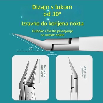 Set alata za njegu noktiju – od ugljičnog čelika, 114 g, marke Baku li, za opću uporabu