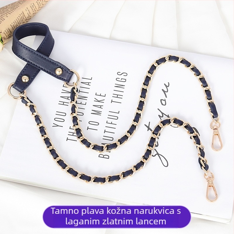 Torba preko ramena s PU kožom i metalnom lancem za malu torbu crossbody — proljeće 2024, Funkcija: Ostalo