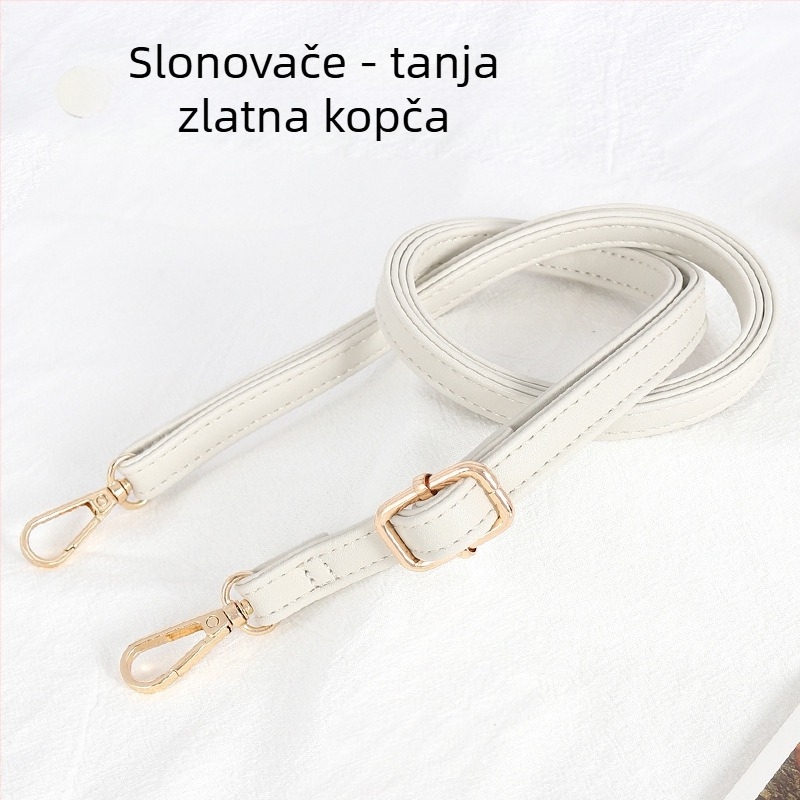 Remen za torbu, podesivi, tanak, PU koža, za male torbe, gradski minimalistički stil