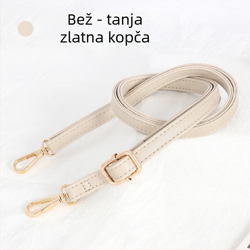 Remen za torbu, podesivi, tanak, PU koža, za male torbe, gradski minimalistički stil