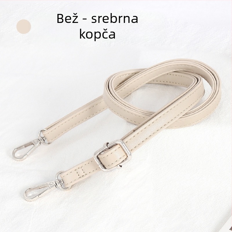 Remen za torbu, podesivi, tanak, PU koža, za male torbe, gradski minimalistički stil