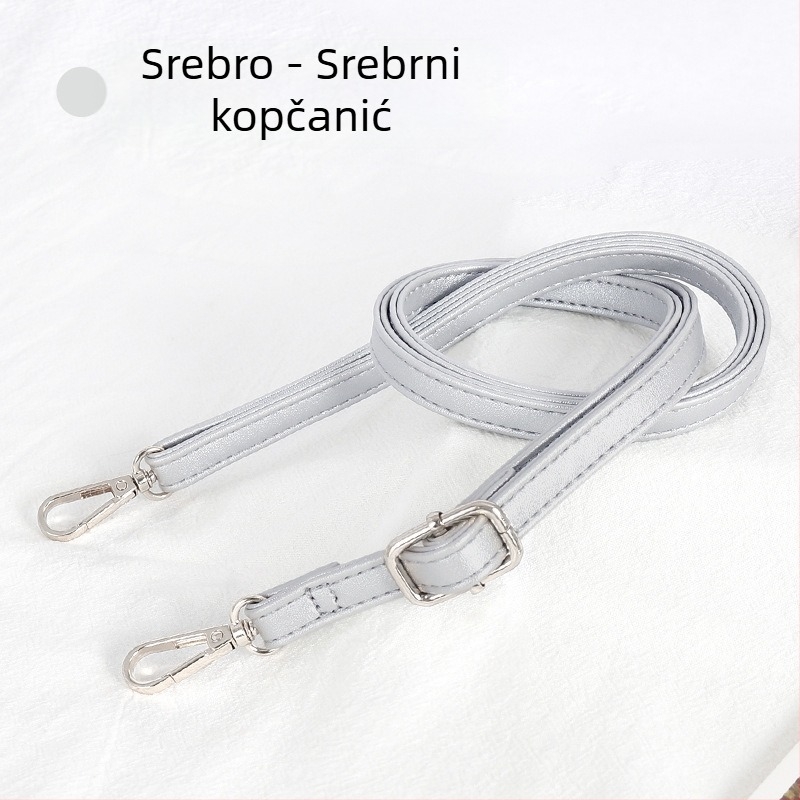 Remen za torbu, podesivi, tanak, PU koža, za male torbe, gradski minimalistički stil