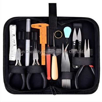 DIY set za izradu nakita: set alata za narukvice i ogrlice, žica i kliješta, 19 setova, kućna upotreba