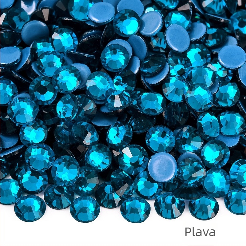 Rhinestone, staklo/glazirano, elektroplating; strojno pritiskanje ili ljepilo