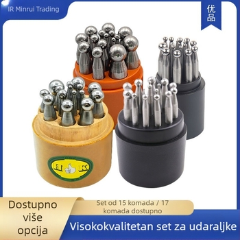 Drveni set alata za izradu nakita: alat za oblikovanje perli, bušilica za perle, konveksne udubine, kalup za kuglične perle, alat za zlatnu izradu nakita; Nije za uvoz; Brand: Druga marka; Bez prilagođavanja