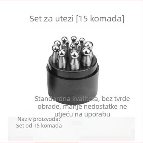 Drveni set alata za izradu nakita: alat za oblikovanje perli, bušilica za perle, konveksne udubine, kalup za kuglične perle, alat za zlatnu izradu nakita; Nije za uvoz; Brand: Druga marka; Bez prilagođavanja