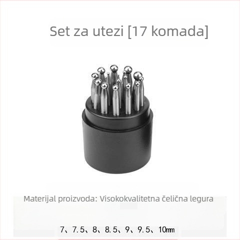 Drveni set alata za izradu nakita: alat za oblikovanje perli, bušilica za perle, konveksne udubine, kalup za kuglične perle, alat za zlatnu izradu nakita; Nije za uvoz; Brand: Druga marka; Bez prilagođavanja