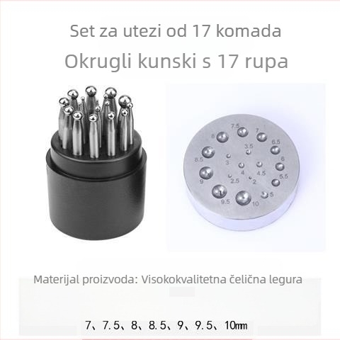 Drveni set alata za izradu nakita: alat za oblikovanje perli, bušilica za perle, konveksne udubine, kalup za kuglične perle, alat za zlatnu izradu nakita; Nije za uvoz; Brand: Druga marka; Bez prilagođavanja
