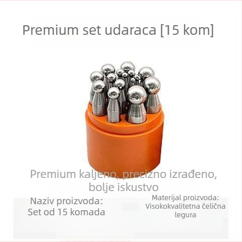 Drveni set alata za izradu nakita: alat za oblikovanje perli, bušilica za perle, konveksne udubine, kalup za kuglične perle, alat za zlatnu izradu nakita; Nije za uvoz; Brand: Druga marka; Bez prilagođavanja