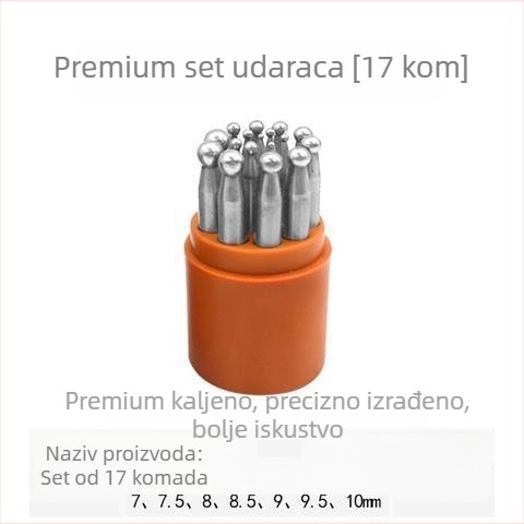 Drveni set alata za izradu nakita: alat za oblikovanje perli, bušilica za perle, konveksne udubine, kalup za kuglične perle, alat za zlatnu izradu nakita; Nije za uvoz; Brand: Druga marka; Bez prilagođavanja
