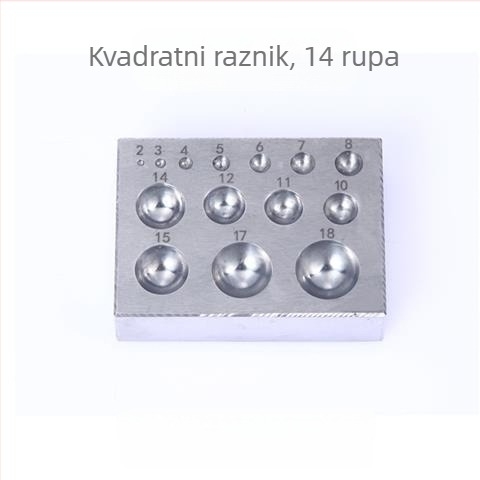 Drveni set alata za izradu nakita: alat za oblikovanje perli, bušilica za perle, konveksne udubine, kalup za kuglične perle, alat za zlatnu izradu nakita; Nije za uvoz; Brand: Druga marka; Bez prilagođavanja