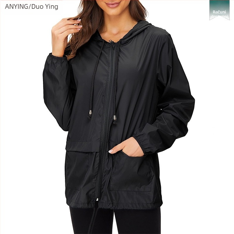 Kišni pončo za odrasle za planinarenje — dugačak kroj, poliester s PU premazom, debljina 0.09 mm