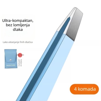 Klip za obrve – četverodijelni set u kutiji, precizne pincete od nehrđajućeg čelika, Little Genius