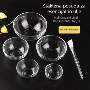 Zdjelica za jaje na pari, okrugla, otporna na toplinu, staklena, minimalistički stil, novi kineski stil