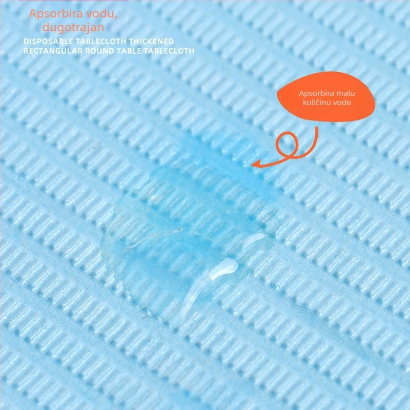 Jednokratna podloga za stol za manikuru - papir, 47 g, pravokutnog oblika, prilagodljiv uzorak, ispisano logo