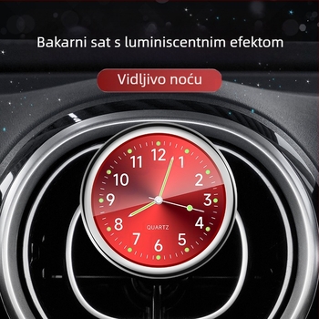 Auto panel sat, svjetleći, visokoprecizan elektronički kvarcni sat ukras (Materijal: Metal; Porijeklo: Drugo; Strukturni tip: Drugo; Marka: Drugo)