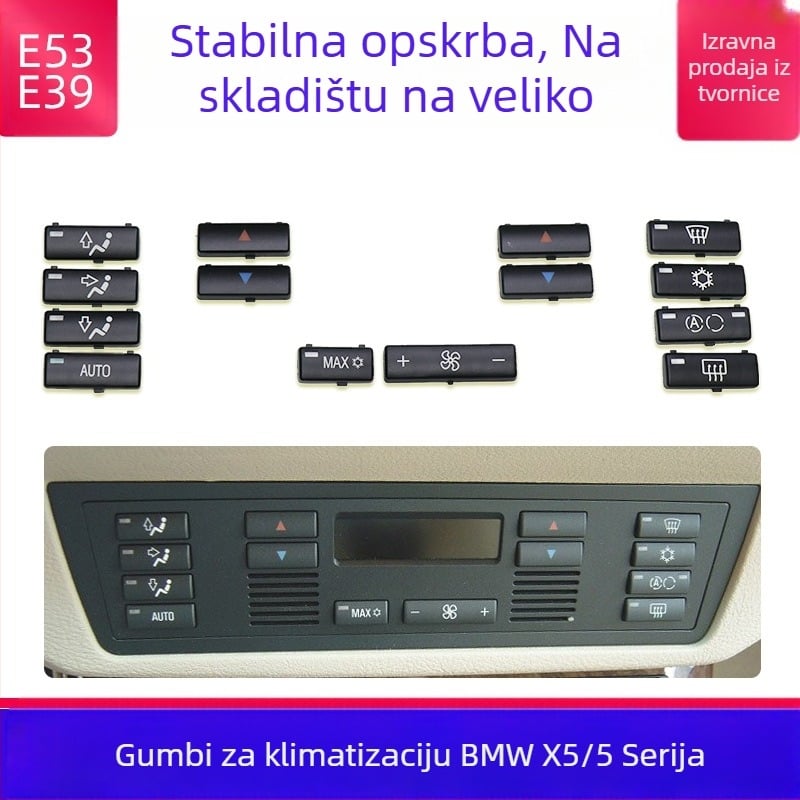 Okachi ABS prekidač panela klima za BMW X5 E53 i seriju 5 E39