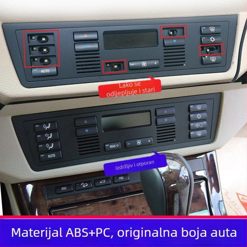Okachi ABS prekidač panela klima za BMW X5 E53 i seriju 5 E39