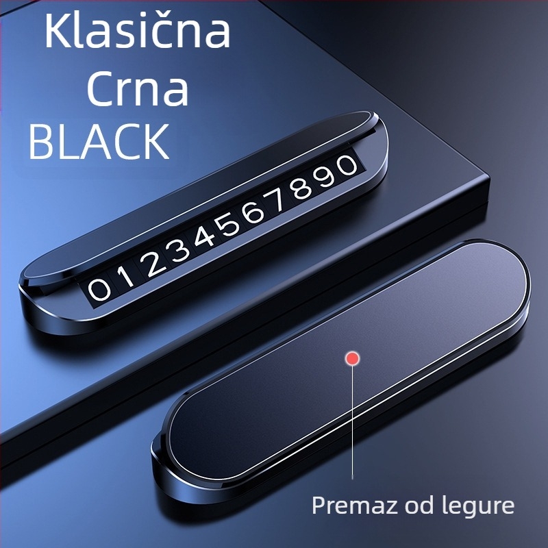 CARGIFT plastična privremena tablica za parkiranje, NV4 model, skriveni tip, tiskano logo OK