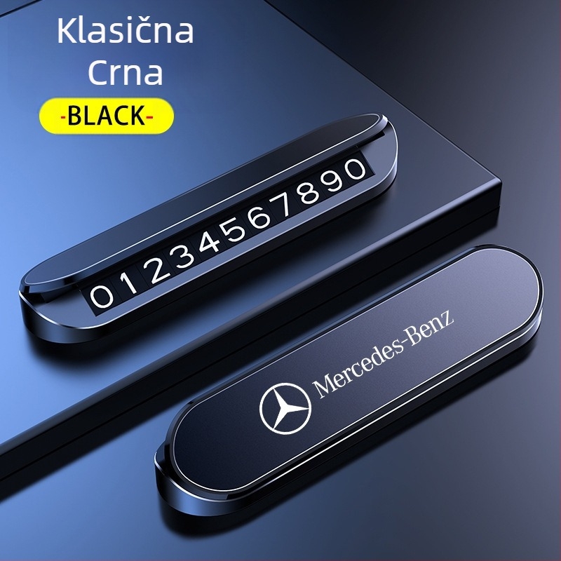 CARGIFT plastična privremena tablica za parkiranje, NV4 model, skriveni tip, tiskano logo OK