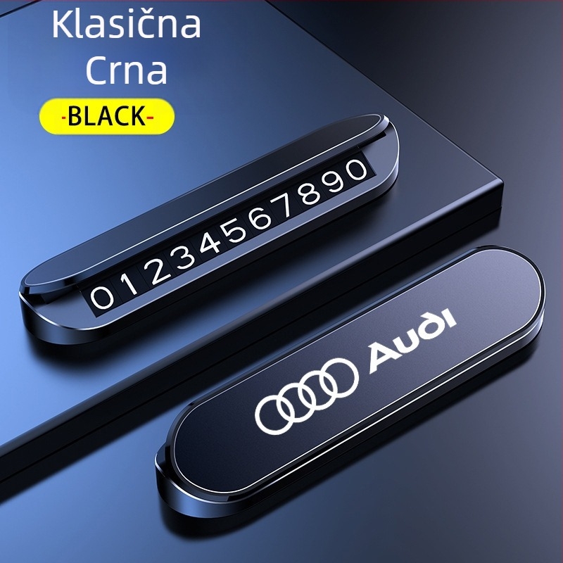 CARGIFT plastična privremena tablica za parkiranje, NV4 model, skriveni tip, tiskano logo OK