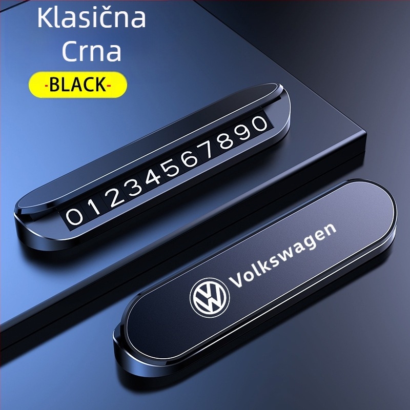 CARGIFT plastična privremena tablica za parkiranje, NV4 model, skriveni tip, tiskano logo OK