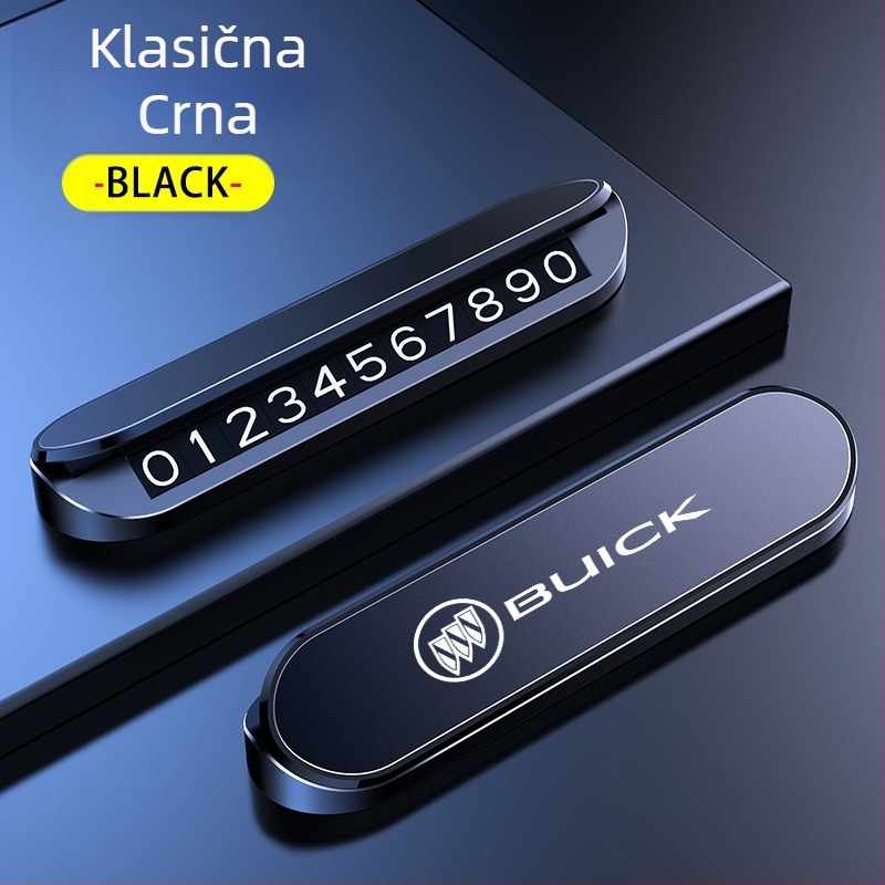 CARGIFT plastična privremena tablica za parkiranje, NV4 model, skriveni tip, tiskano logo OK