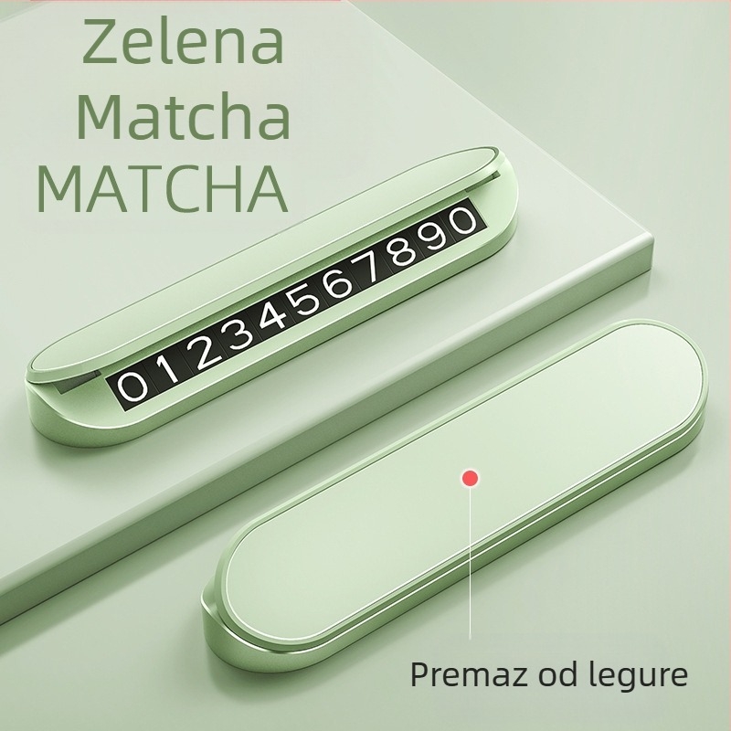 CARGIFT plastična privremena tablica za parkiranje, NV4 model, skriveni tip, tiskano logo OK